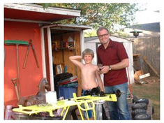 Matt's friends and family