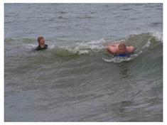 Matt's friends and family