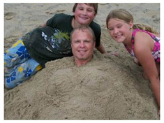 Matt's friends and family